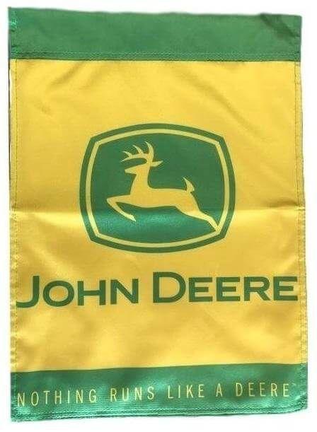 John Deere 2 Sided Garden Flag Nothing Runs Like A Deere 8493757 Heartland Flags