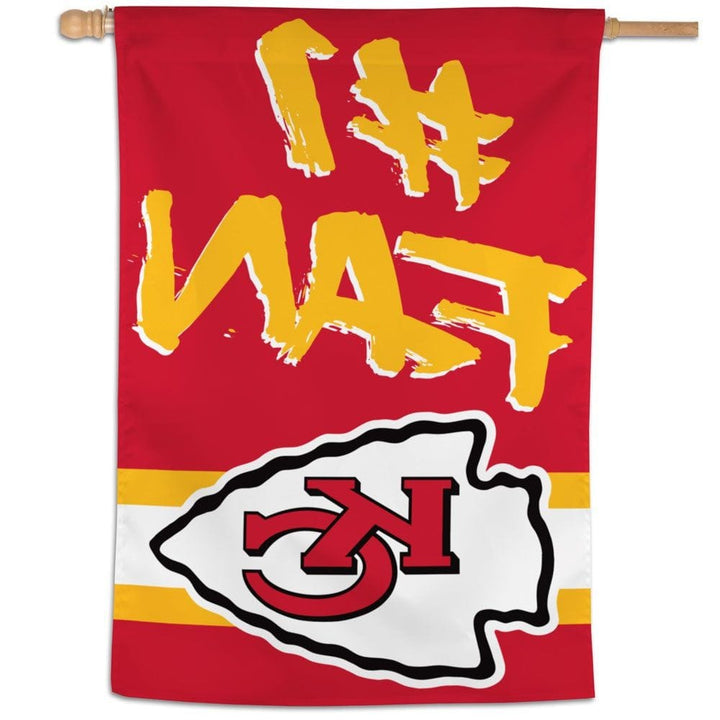 Kansas City Chiefs Flag #1 Fan Banner 45885321 Heartland Flags