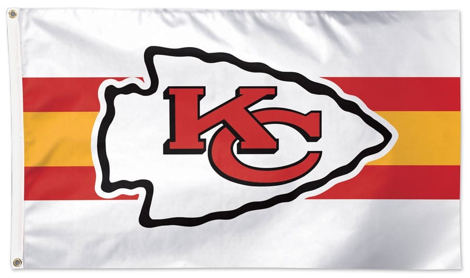 Kansas City Chiefs Flag 3x5 Away Stripe 33062321 Heartland Flags