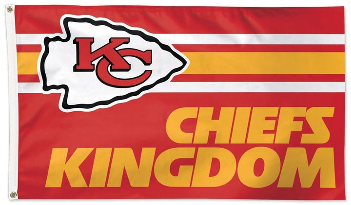 Kansas City Chiefs Flag 3x5 Chiefs Kingdom 23247320 Heartland Flags