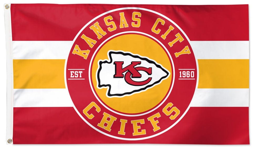 Kansas City Chiefs Flag 3x5 Classic Logo 32580321 Heartland Flags