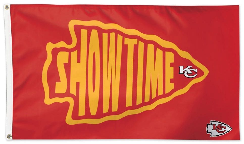 Kansas City Chiefs Flag 3x5 Showtime 23534520 Heartland Flags