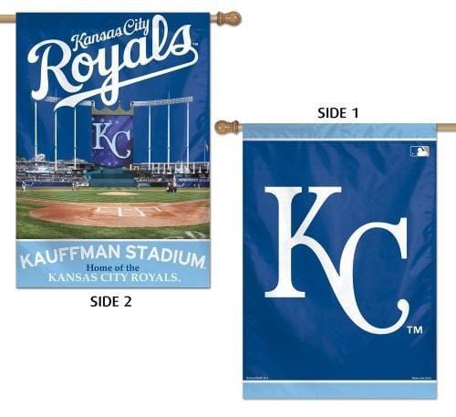 Kansas City Royals Flag 2 Sided Kauffman Stadium House Banner 41143013 Heartland Flags