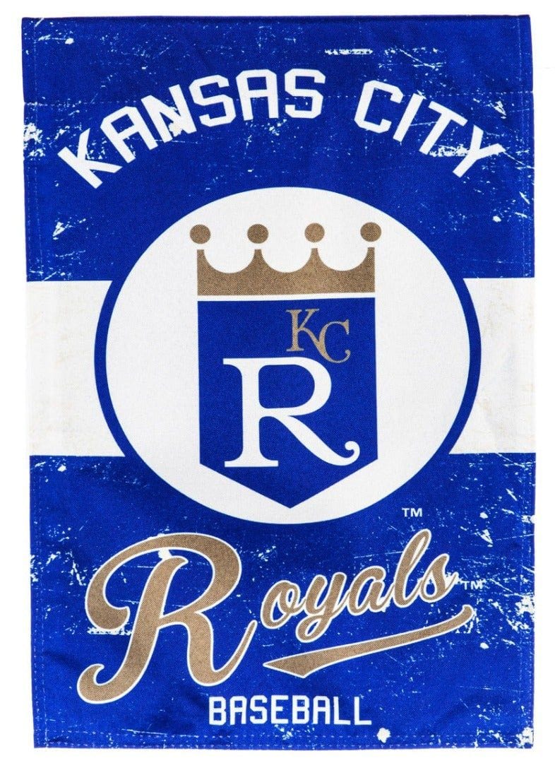 Kansas City Royals Flag 2 Sided Vintage Classic House Banner 13L4211VINT Heartland Flags