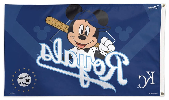 Kansas City Royals Flag 3x5 Mickey Mouse Baseball Disney 76689118 Heartland Flags