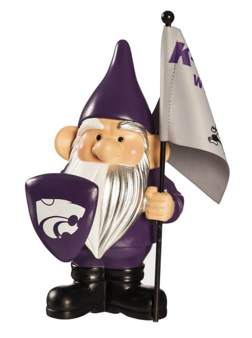 Kansas State Gnome with Flag K-State Wildcats 54943FHG Heartland Flags