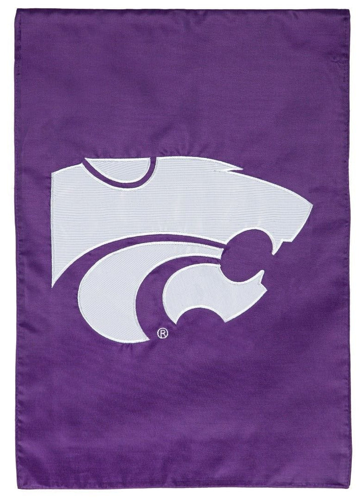 Kansas State Wildcats Garden Flag 2 Sided Applique Logo 16A943 Heartland Flags