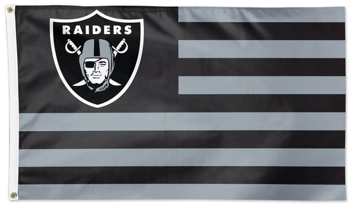 Las Vegas Raiders Flag 3x5 Americana Stars and Stripes 67285117 Heartland Flags