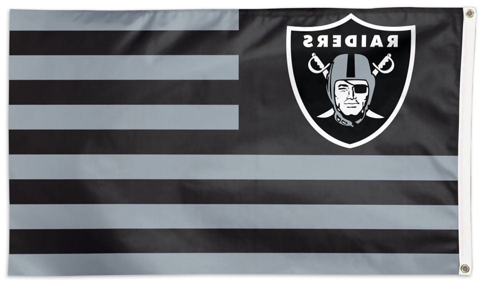 Las Vegas Raiders Flag 3x5 Americana Stars and Stripes 67285117 Heartland Flags