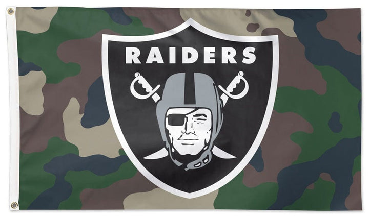 Las Vegas Raiders Flag 3x5 Military Camo 32568321 Heartland Flags