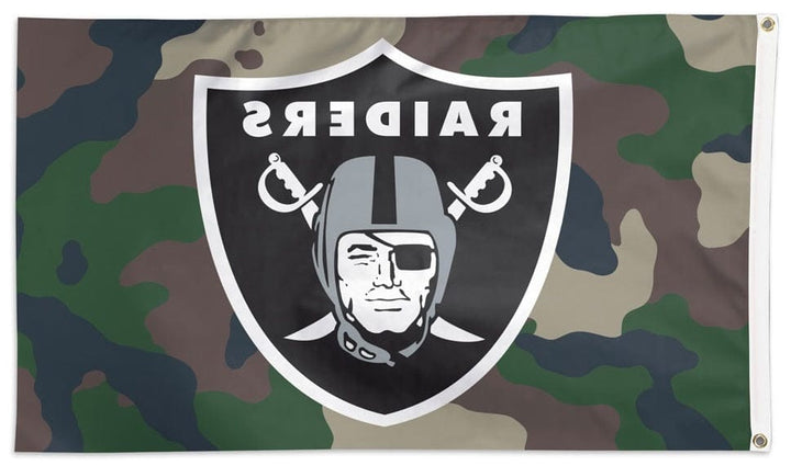 Las Vegas Raiders Flag 3x5 Military Camo 32568321 Heartland Flags