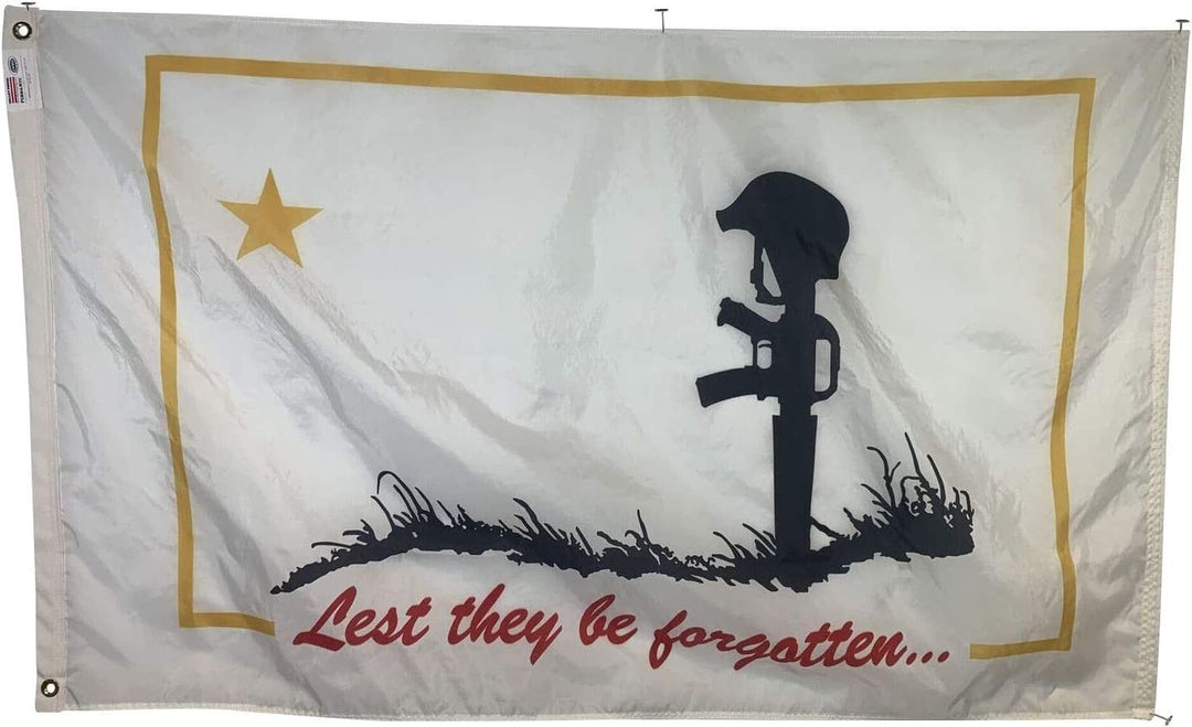 Lest They Be Forgotten Flag 3x5 Flag For The Fallen 35FALLEN Heartland Flags