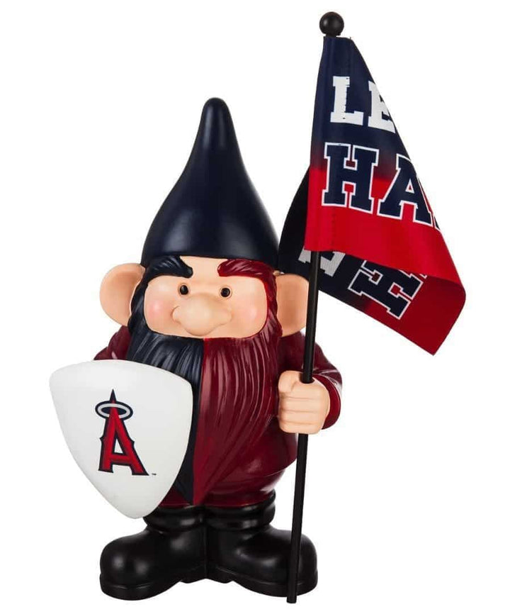 Los Angeles Angels Gnome with Flag Let's Go Halos 544212FHG Heartland Flags
