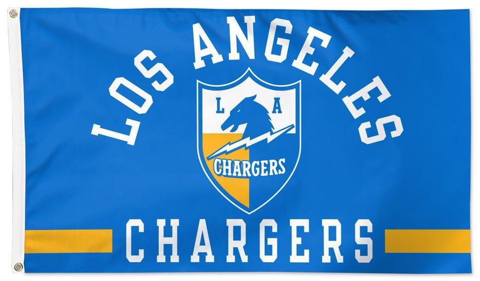 Los Angeles Chargers Flag 3x5 Classic Logo 32426321 Heartland Flags