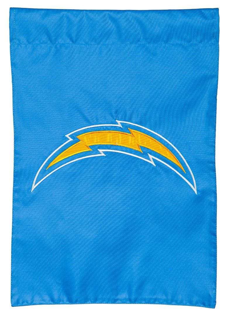 Los Angeles Chargers Garden Flag 2 Sided Applique Logo 16A3825 Heartland Flags