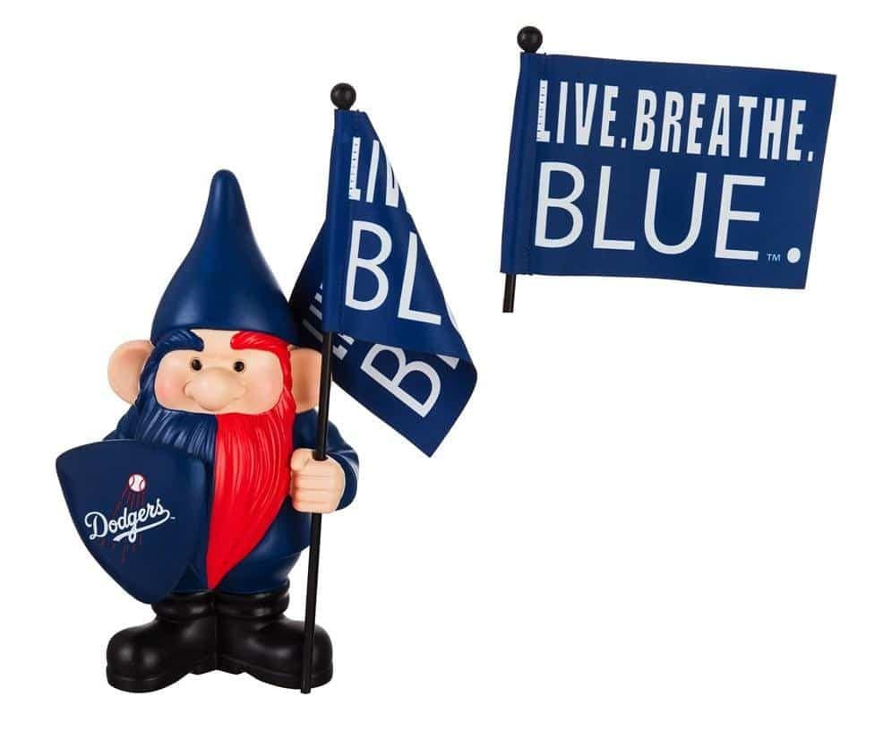 Los Angeles Dodgers Gnome with Flag Live Breathe Blue 544213FHG Heartland Flags