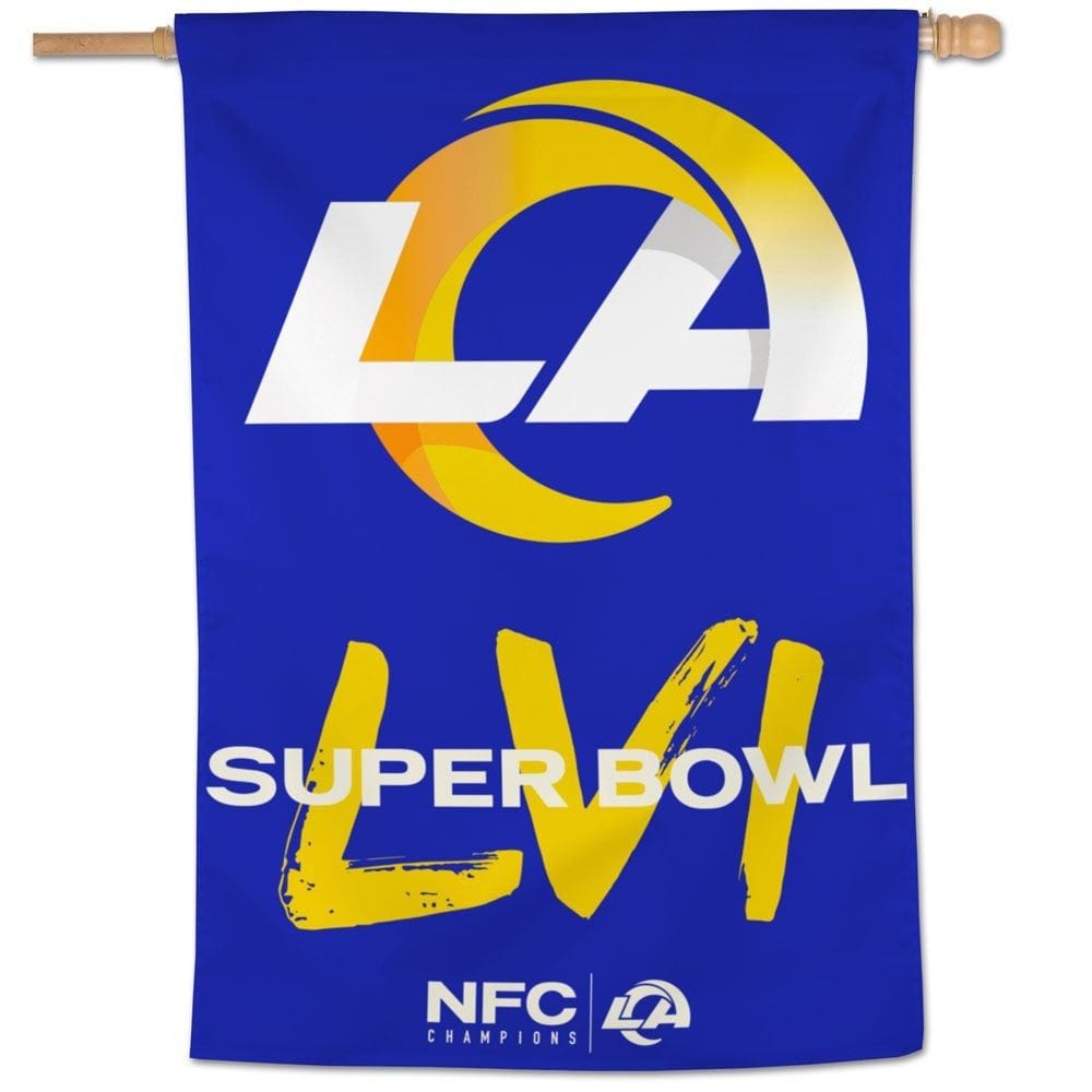 Los Angeles Rams Flag 2021 NFC Champions Super Bowl LVI 46916313 Heartland Flags