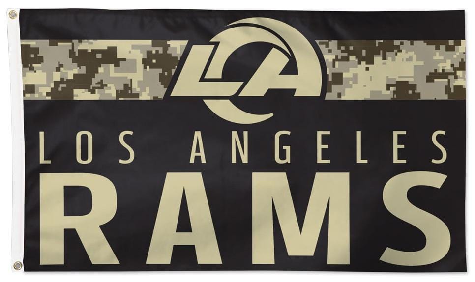 Los Angeles Rams Flag 3x5 Digi Camo Armed Forces 32565321 Heartland Flags