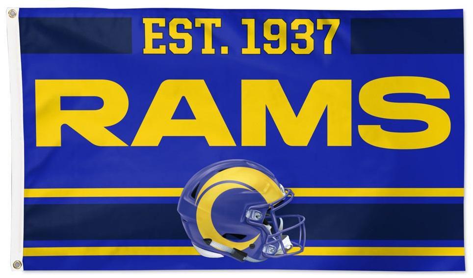 Los Angeles Rams Flag 3x5 Est 1937 32560321 Heartland Flags