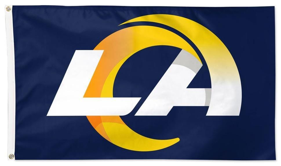 Los Angeles Rams Flag 3x5 Logo Navy 32554321 Heartland Flags