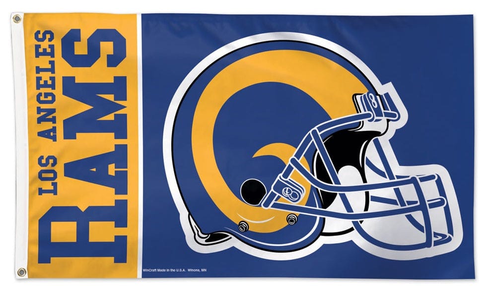 Los Angeles Rams Flag 3x5 Retro Helmet 55867116 Heartland Flags
