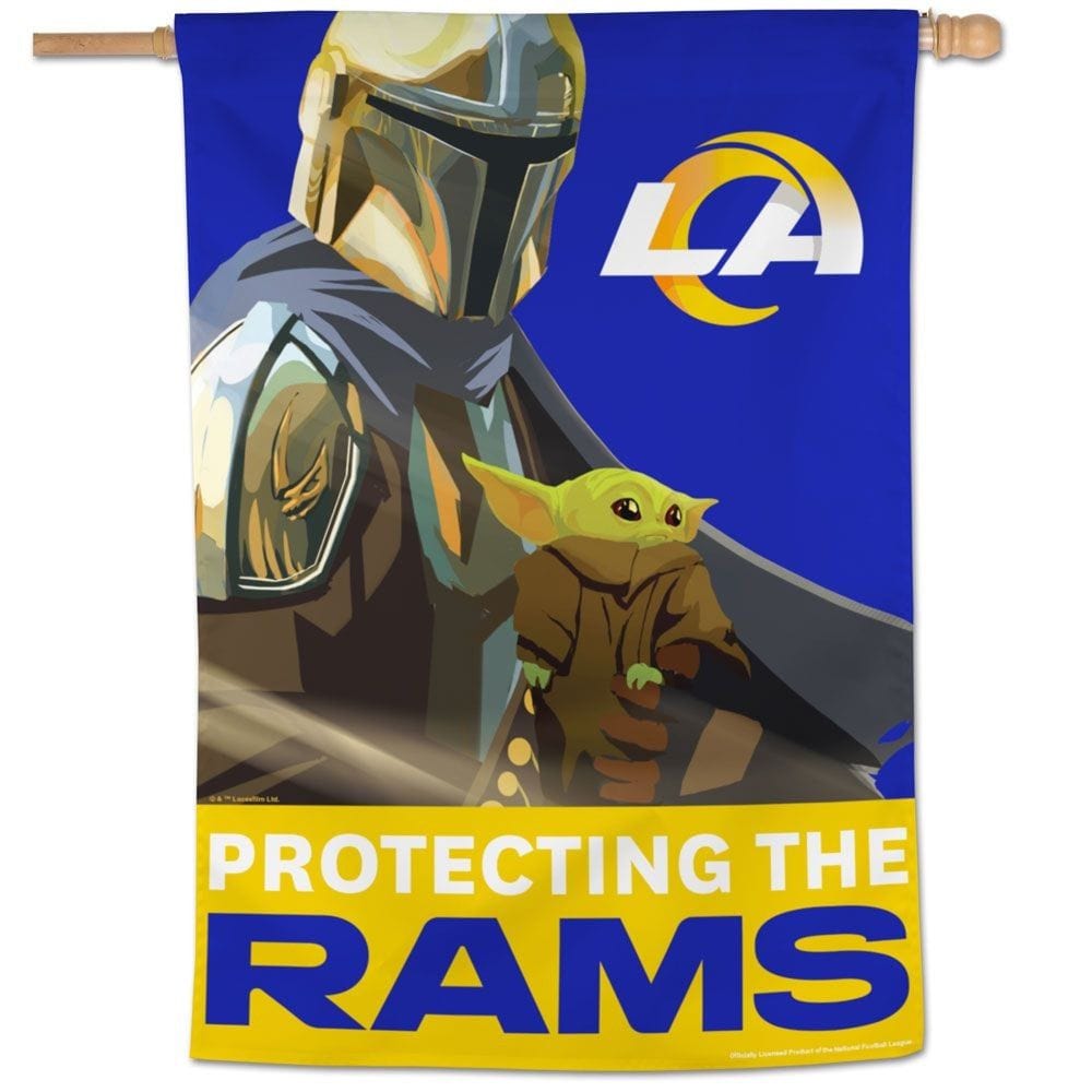 Los Angeles Rams Flag Mandalorian Protecting 23950420 Heartland Flags