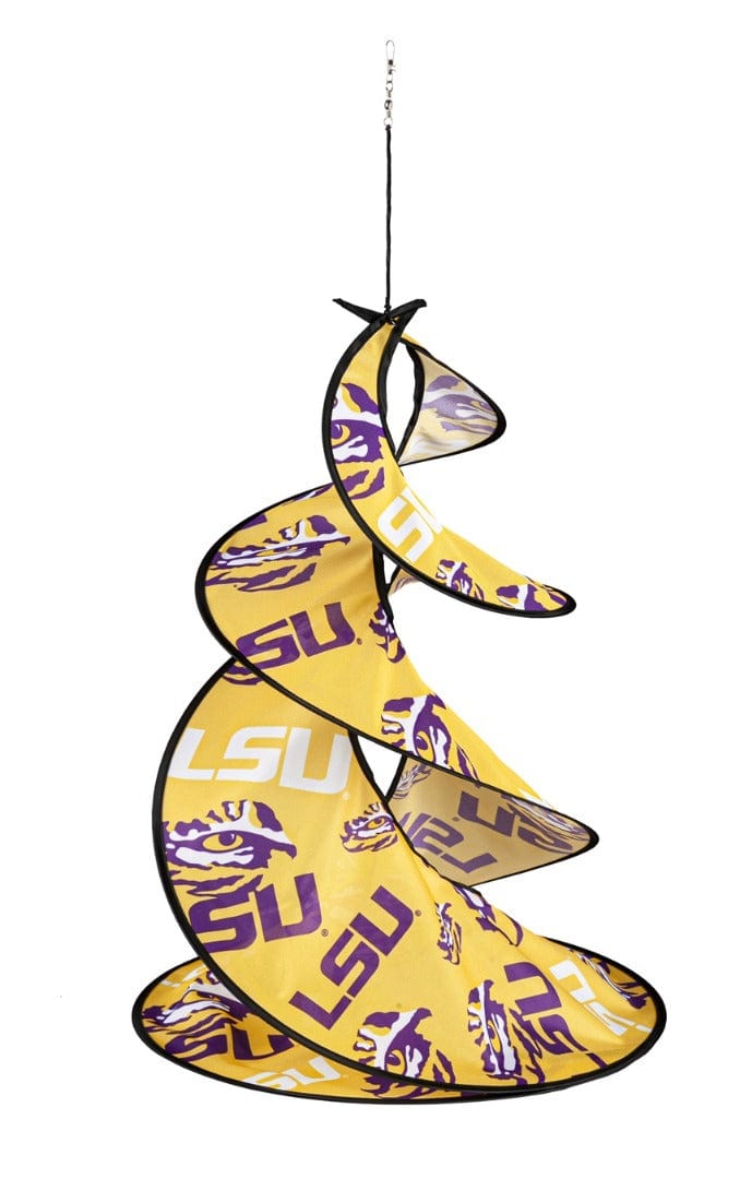LSU Tigers Trio Twister Spinner Windsock 46921BL Heartland Flags