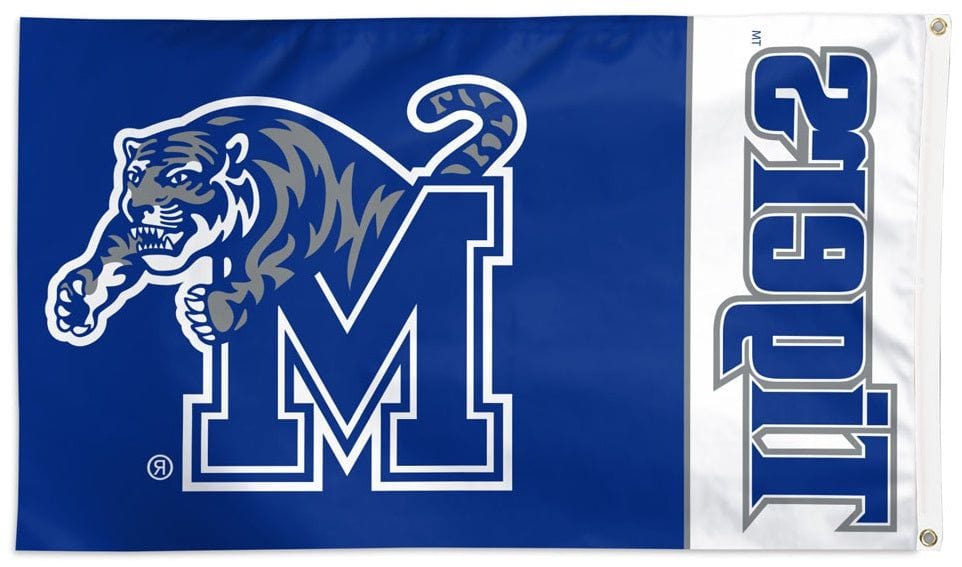 Memphis Tigers Flag 3x5 Logo 02054221 Heartland Flags