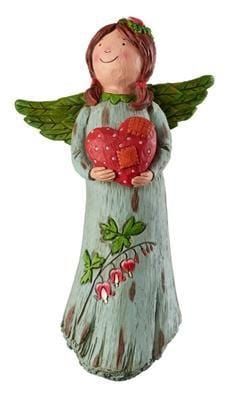 Mended Heart Garden Angel Figurine Wings of Whimsy WW015 Heartland Flags