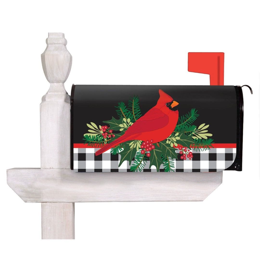 Merry Christmas Cardinal Mailbox Cover Magnetic 56746 Heartland Flags