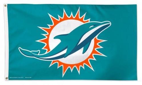 Miami Dolphins Flag 3x5 Logo 01813115 Heartland Flags