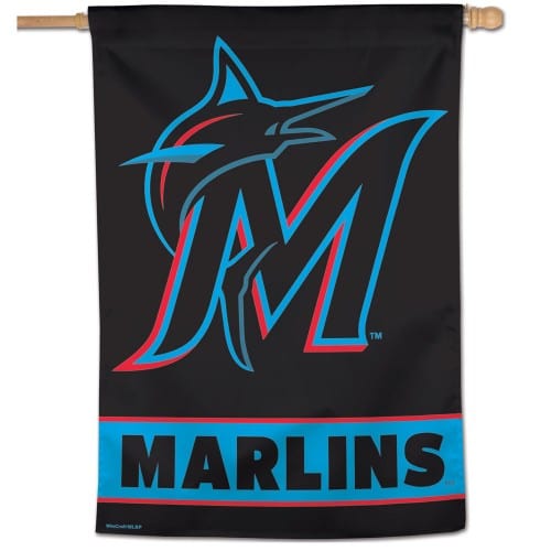 Miami Marlins Flag New Logo House Banner 02831019 Heartland Flags