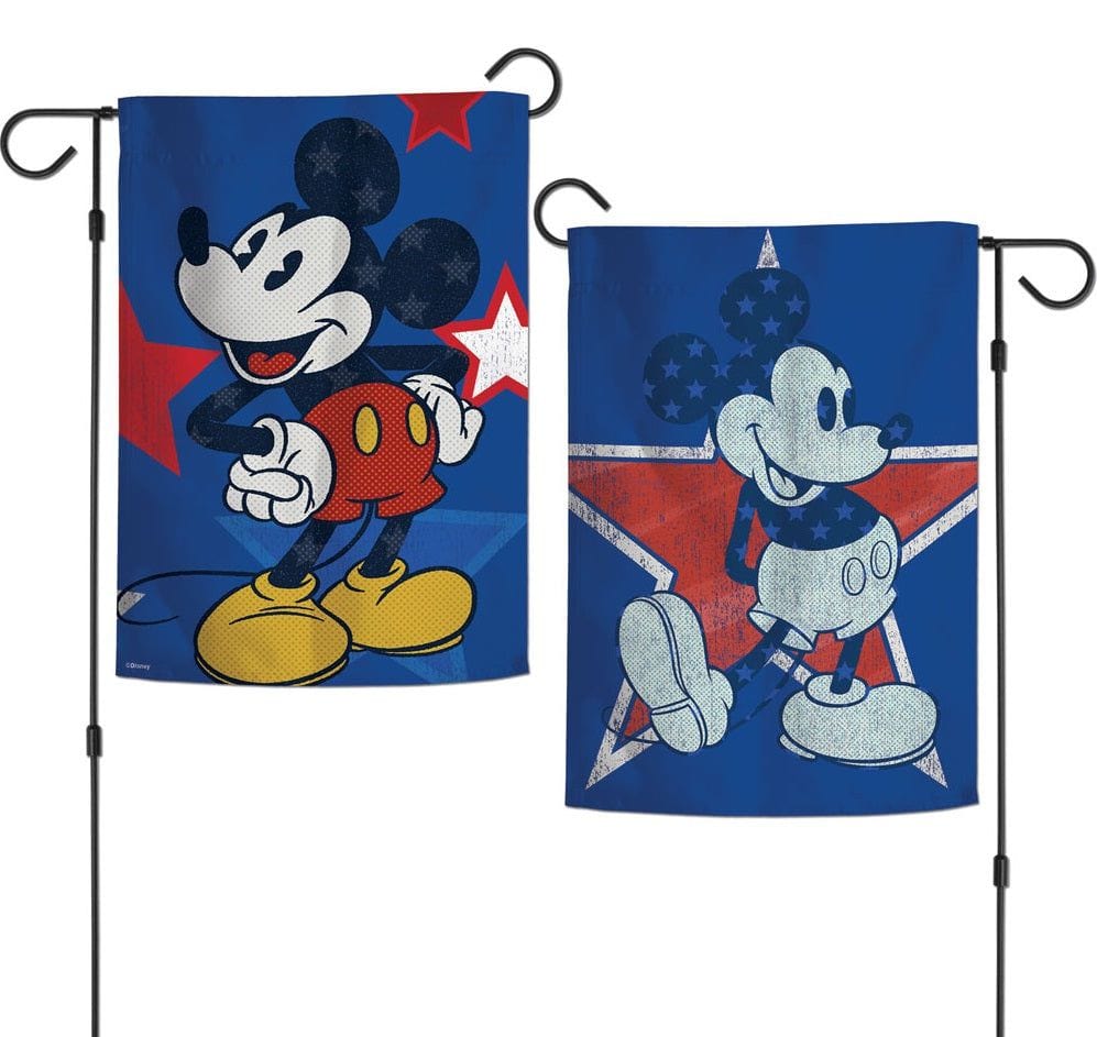 Mickey Mouse Americana Garden Flag 2 Sided Disney 66256118 Heartland Flags