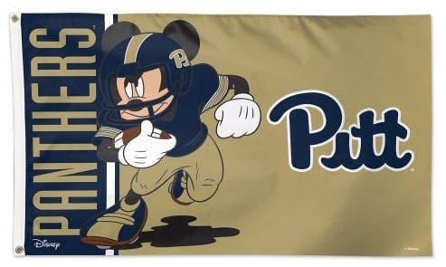 Mickey Mouse Pittsburgh Panthers Flag 3x5 Disney Football 94209118 Heartland Flags