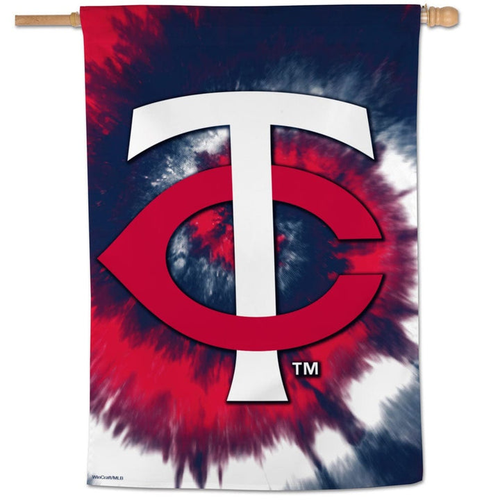 Minnesota Twins Banner Tie Dye Logo 38374323 Heartland Flags