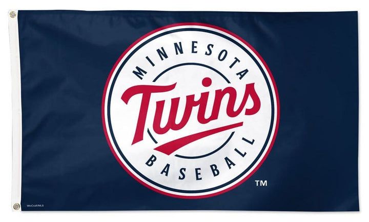 Minnesota Twins Flag 3x5 New Logo Round 01782123 Heartland Flags