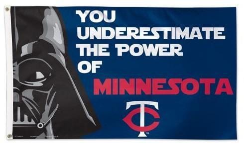 Minnesota Twins Flag 3x5 Star Wars Darth Vader 43916116 Heartland Flags
