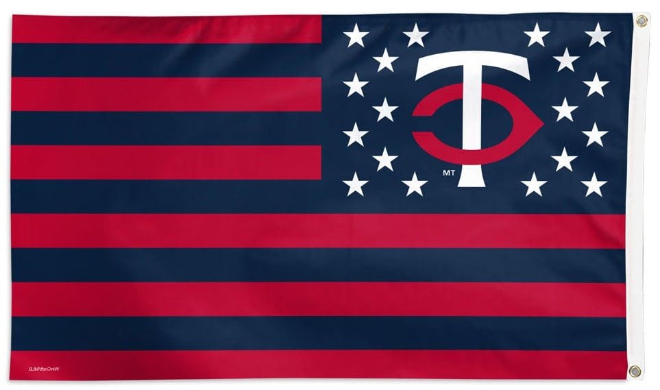 Minnesota Twins Flag 3x5 Stars Stripes New Logo 02745123 Heartland Flags