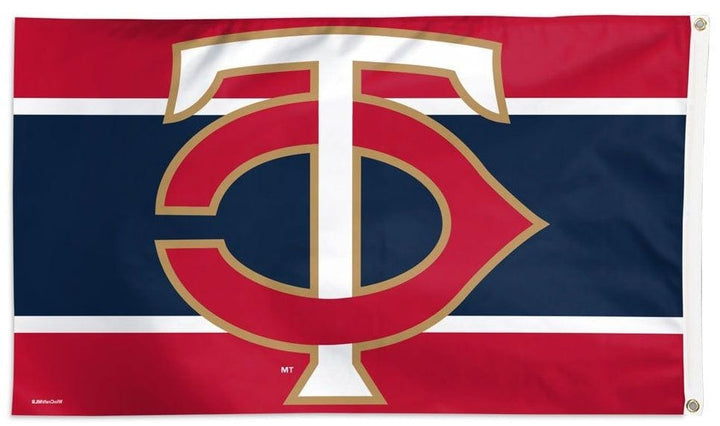 Minnesota Twins Flag 3x5 TC Logo Stripe 35410321 Heartland Flags
