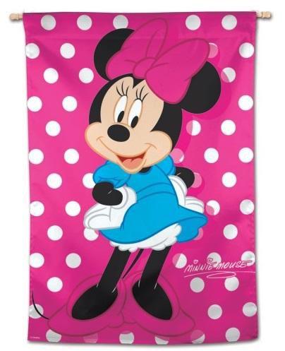 Minnie Mouse House Flag Disney Pink Polka Dot Banner 94772118 Heartland Flags