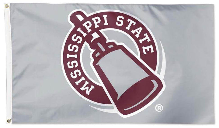 Mississippi State University Flag 3x5 Cowbell Logo 35681321 Heartland Flags