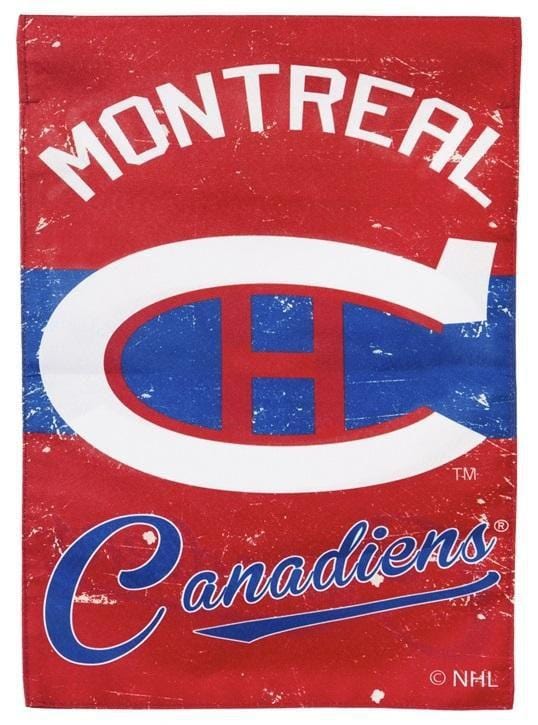 Montreal Canadiens Garden Flag 2 Sided Vintage Logo 14L4364VINT Heartland Flags
