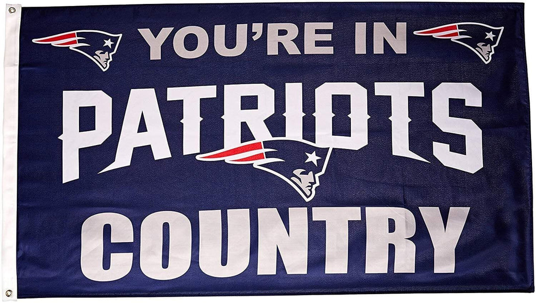 New England Patriots Country Flag, 3x5 94111B Heartland Flags