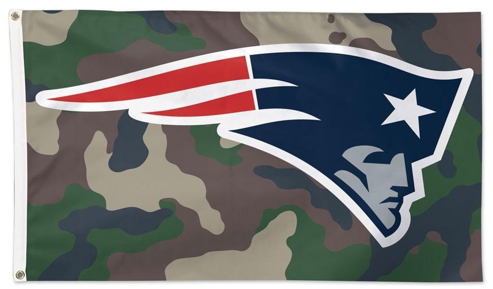 New England Patriots Flag 3x5 Camo Military 32963321 Heartland Flags
