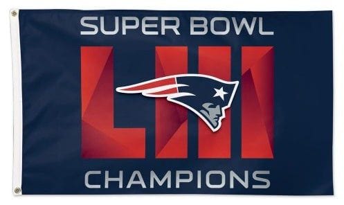 New England Patriots Flag 3x5 Super Bowl LIII Champions 85795116 Heartland Flags