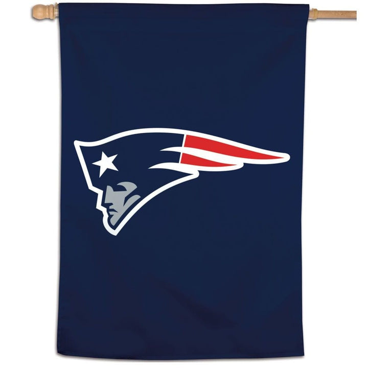 New England Patriots Logo Flag Vertical House Banner 68671117 Heartland Flags