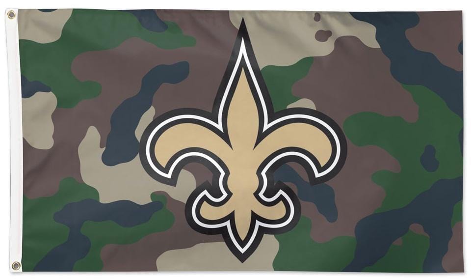 New Orleans Saints Flag 3x5 Military Camo 32518321 Heartland Flags