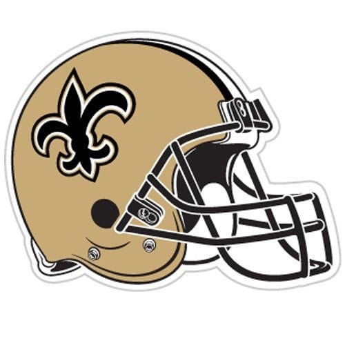 New Orleans Saints Helmet Car Magnet 12 Inches Wide 98726 Heartland Flags