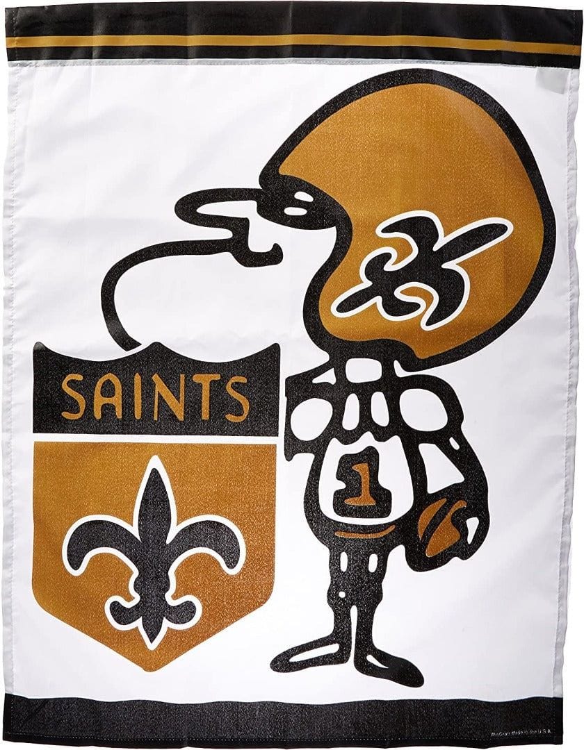 New Orleans Saints Vertical House Flag Sir Saint 77903010 Heartland Flags