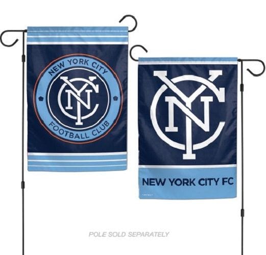 New York City FC Garden Flag 2 Sided Soccer MLS 42913117 Heartland Flags